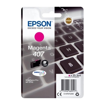 Epson Глава за Epson WorkForce Pro WF-4745DTWF - Ink - /407/ / C13T07U340 - Magenta - PN C13T07U340 (C13T07U340)