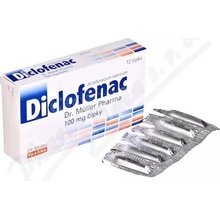 Diclofenac Dr. Müller Pharma 100 mg čapíky sup. 12 x 100 mg