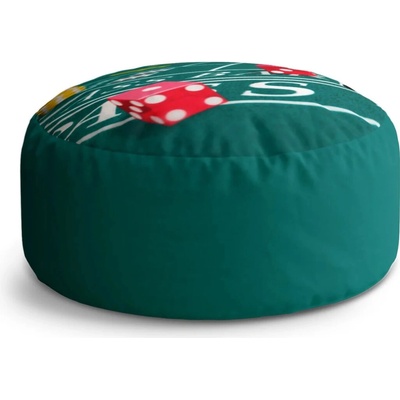 Sablio Taburet Circle Kostky: 38x48 cm