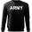 DRAGOWA мъжки суитшърт Army, черен, 300г/м2 (4057)