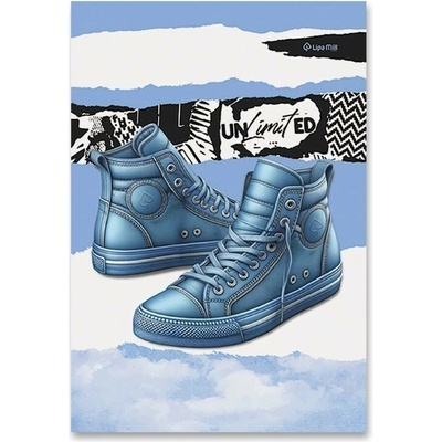 MAR MAR Premium Sneakers zošit A4 linajkový