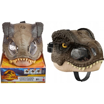 Mattel Jurassic World T REX Maska na tvár so zvukmi