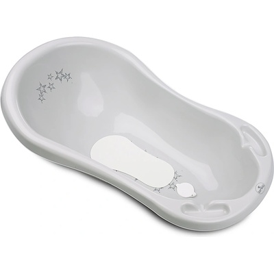 Lorelli Бебешка вана с оттичане Lorelli - Little stars, 84 cm, сива (10130460052)