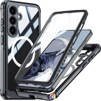 Samsung Galaxy S25+ 5G MagSafe / Magnetic Metal Frame/ HD Tempered Glass Калъф и Протектор