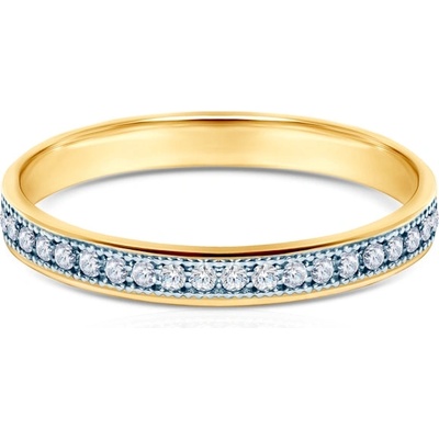 SAVICKI Годежен пръстен Savicki: двуцветно злато, диамант