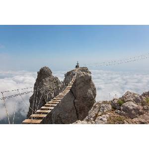 DIMEX ART Флизелинов фототапет въже мост 375 x 250 см