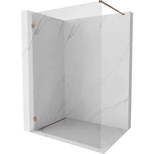 Mexen Lunar стена за душ Walk-in лява 120 x 200 см, прозрачно 8 мм, розово злато - 830-120-000-60-00-L (830-120-000-60-00-L)
