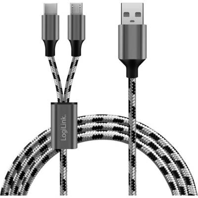 Logilink CU0202 USB 2.0, niklovaný, 1,2m, bílý