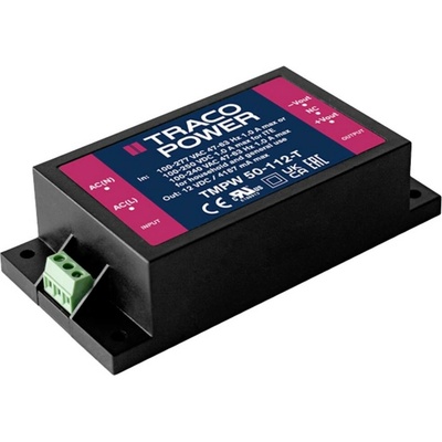 TracoPower TMPW 50-124-T AC/DC zdroj do DPS 24 V/DC 2.1 A 50 W