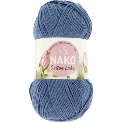 Nako Cotton Luks 97563 jeansovo modrá