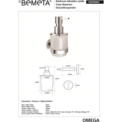 Bemeta Omega 200ml 138709041