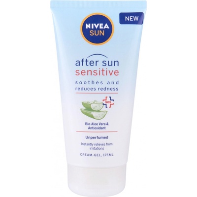 Nivea Sun After Sun Sensitiv zklidňující gelový krém po opalování 175 ml – Zboží Dáma
