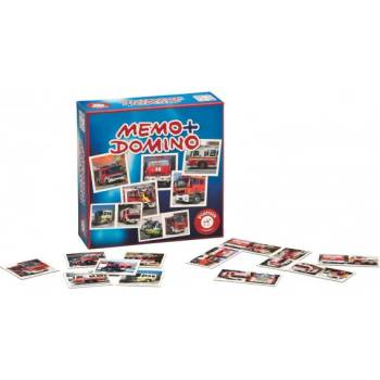 Image 1 of Piatnik Pexeso & Dominoes Пожарни автомобили