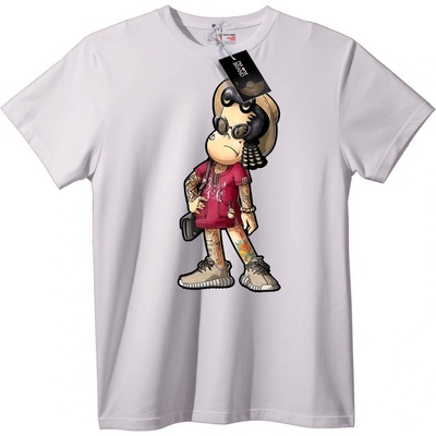 NOONEBRAND Урбан Картун Тениска - XL, White