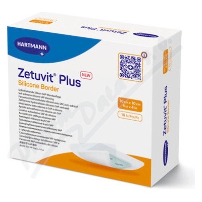 Zetuvit Plus Silicone B.10 x 10cm silikon.krytí 10 ks