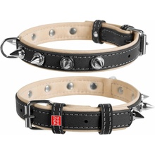 COLLAR Kožený obojok SOFT s ostňami