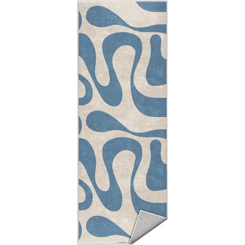 Mila Home Синя пътека подходяща за пране 60x230 cm Blue Latte - Mila Home (HKG-MMN-Colorful-005-60x230)
