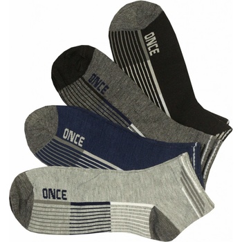 Krátke pánske ponožky bavlna GM426 3 páry viacfarebná