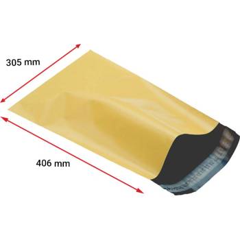 Žlté LDPE obálky veľ. "XL" 305x406mm (60my) *1ks
