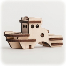 CuteWood Dřevěné 3D puzzle Loď