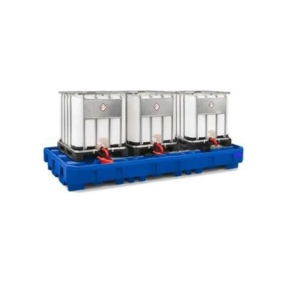 Plastová záchytná vaňa pod 3 IBC kontajnery 1000 L