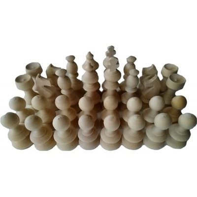 Magic Puzzle Box Направи си сам нов комплект дървени фигури за шах без боя нелакиран небоядисан (_5706eeb2d)