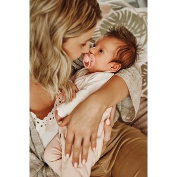 Canpol babies silikon čerešnička pastels růžová