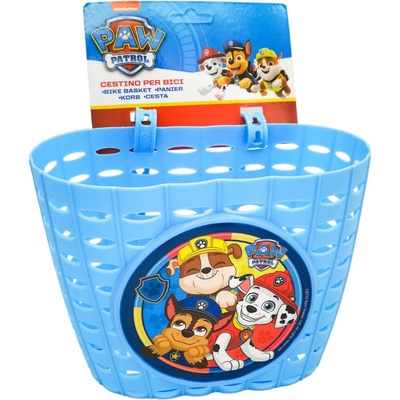 Romstom Detský plastový košík na bicykel – Paw Patrol modrý