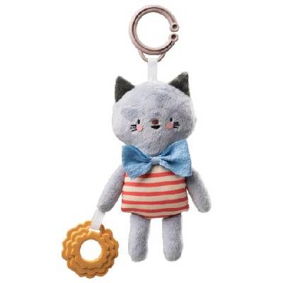 Мека бебешка дрънкалка с гризалка Taf Toys - Котенцето Клара (TT13525)