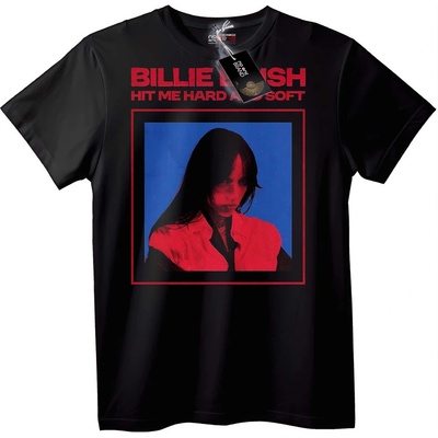 NOONEBRAND Billie Eilish Hit Me Hard and Soft Tee - M, Black