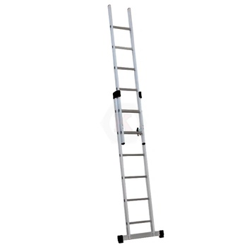 ТУНДЖА Стълба алуминиева двураменна 9 стъпала 4м ТУНДЖА (9700542)