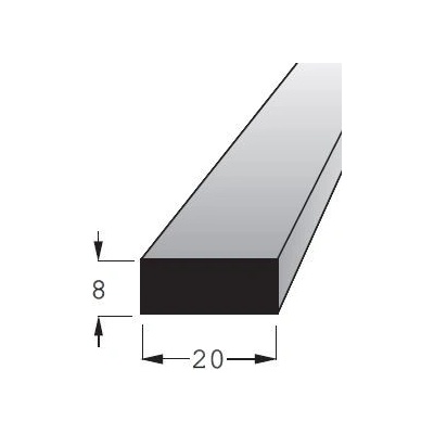 Hranolek 20x8mm, délka 100cm
