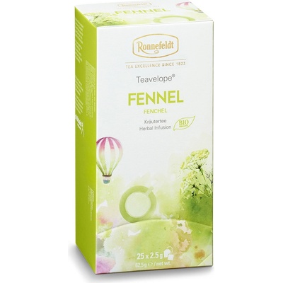 Ronnefeldt Teavelope Fennel Bio čaj 25 x 2,5 g