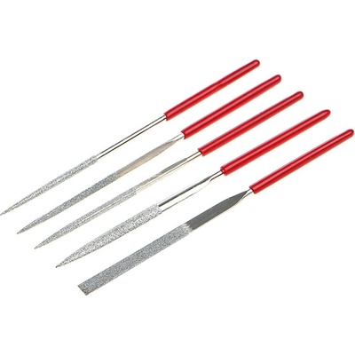 DLStore Pilníky jehlové diamantové 140 mm sada 5 ks