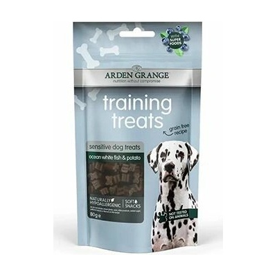 ARDEN GRANGE Training treats Sensitive White Fish & Potato 80 g