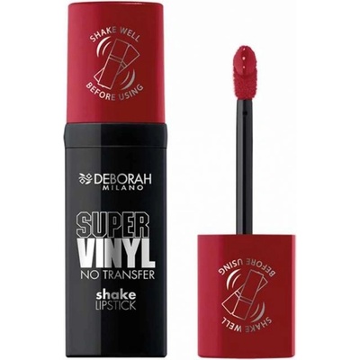 Deborah Milano dloutrvající tekutá rtěnka Super Vinyl, 05 Ruby Red 4,4 g