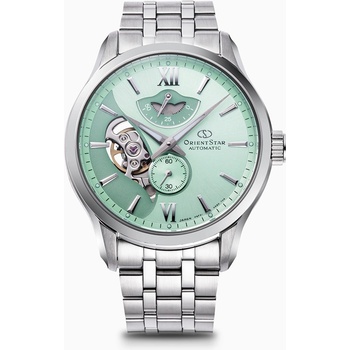 Orient Star RE-AV0B11E Limited Edition Мъжки часовник - Автоматичен, Лимитиран, Ментово-Зелен Циферблат, 41мм, Резерв 50ч, 100м Водоуст