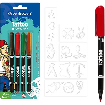 Centropen Tetovací 2880 4 ks