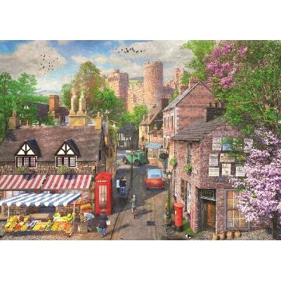 RAVENSBURGER Malebná ulička k zámku 1000 dielov