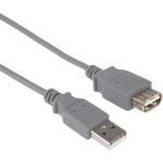 PremiumCord Кабел usb 2.0 удължител a - a, m/f, 3 м, сив kupaa3 (kupaa3)