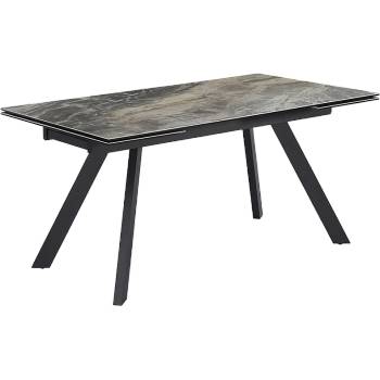 Carmen Разтегателна трапезна маса barcin - сив / кафяв