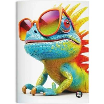 Oxybag Sešit 444 A4 40 l. linkovaný Chameleon