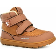 Be Lenka Zippu All Brown zimné barefoot topánky