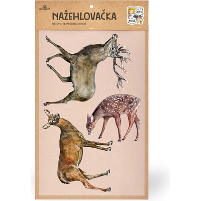Lesní svět Nažehlovačka L 015 - Jelení rodinka