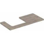 Geberit Плот за мивка Geberit One с ляв изрез, американски орех, хикори, 105 см (505.304.00.6)