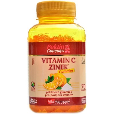 VitaHarmony XXL Vitamín C zinek gummies 70 gummies