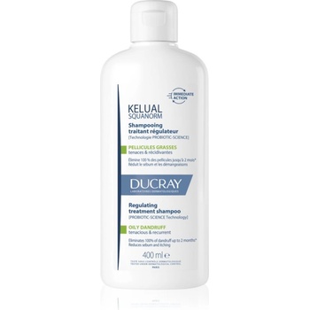 Ducray Kelual Squanorm Regulating Treatment Shampoo Oily Dandruff шампоан против мазен пърхот 400ml