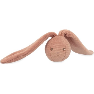 Kaloo Jemná hrkálka v tvare loptičky s uväzovacími ušami terracotta Lapinoo