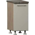  Долен кухненски шкаф Domino Havana L40 дъб хавана и кашмир супер гланц - emdesign - 159,01 лв