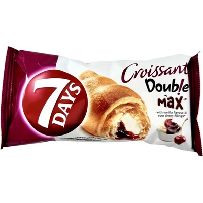 7Days croissant Double max vanilka-višňa 80g
